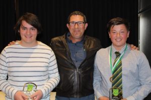 B Men Green - Henry Sheedy (Rising Star), Tony Simpfendorfer (Coach) and Byron Hoffmann (Most Consistent). Absent Daniel Lavelle-Williams (B&F)