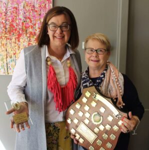 The Kellett Family Award Senior Club Person: April Hoffmann (Winner) & Deb Stoll