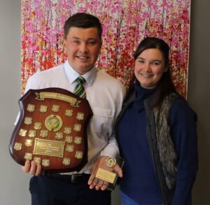 Danny Vander Biezen Junior Club Person Award: Byron Hoffmann (Winner) & Bec Carter