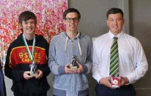 Under 18's: Tallan Riedl (Coach's Award) Aaron Blewett (Most Consistent) & Byron Hoffmann (Best & Fairest).