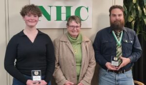 June Young Good Sports Award (centre) Brianna Kirby, Ethan Mills

